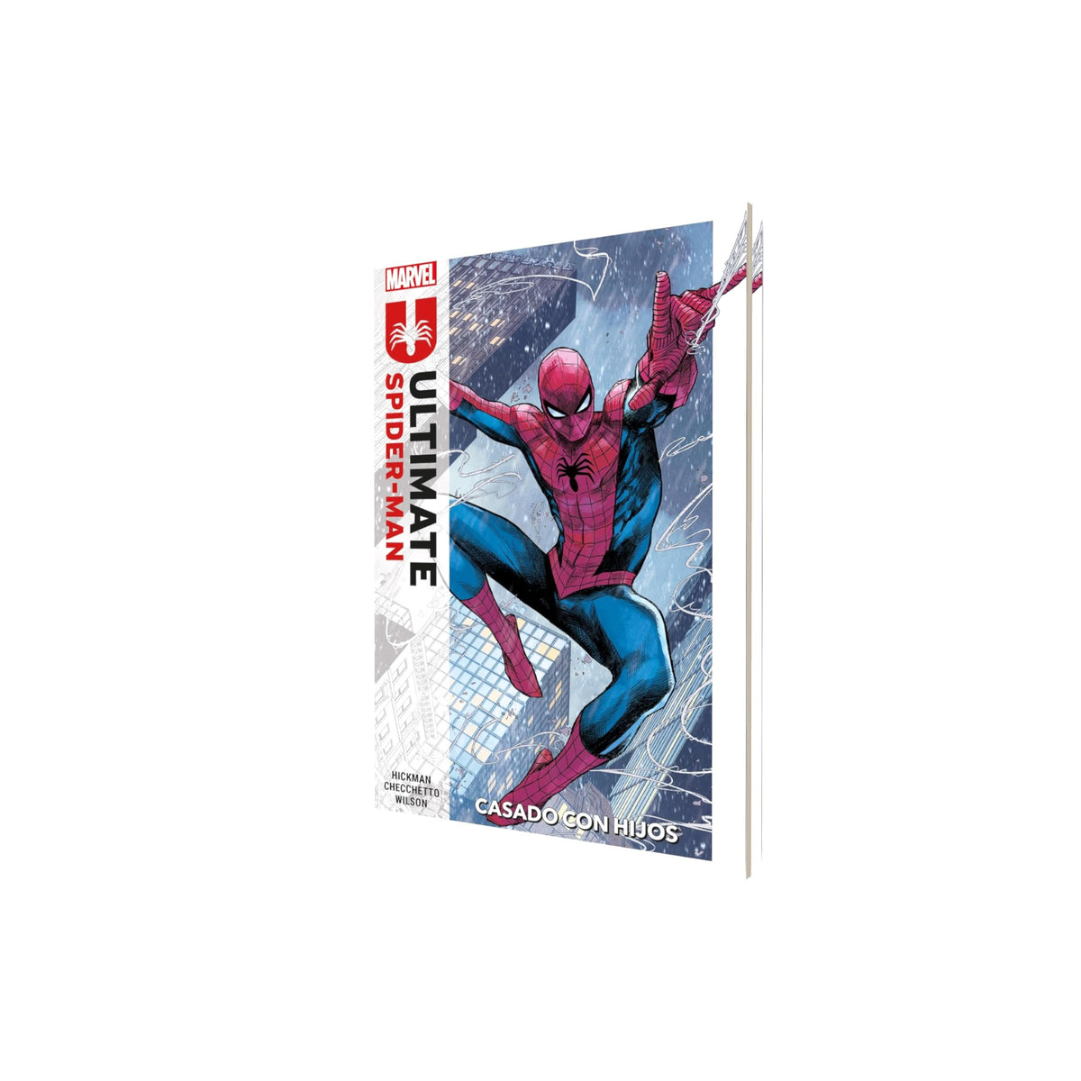 Portada de Cómic Ultimate Spider-Man Vol.1 Casado Con Hijos Jonathan Hickman [ En Español ] Original
